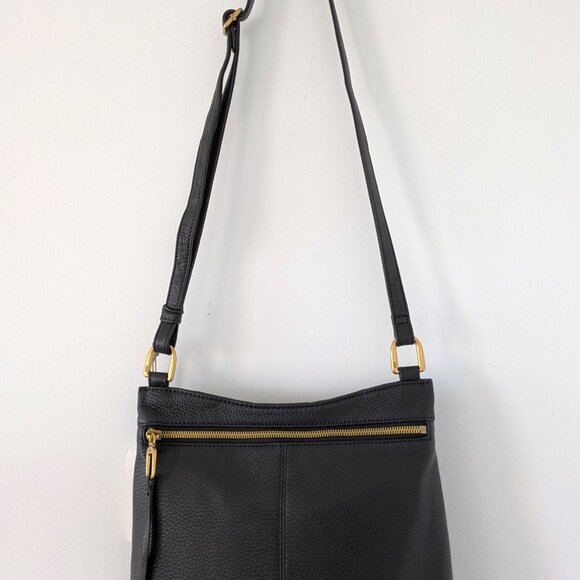 HOBO Cambel Black Crossbody - Pebbled Leather - Picture 12 of 14